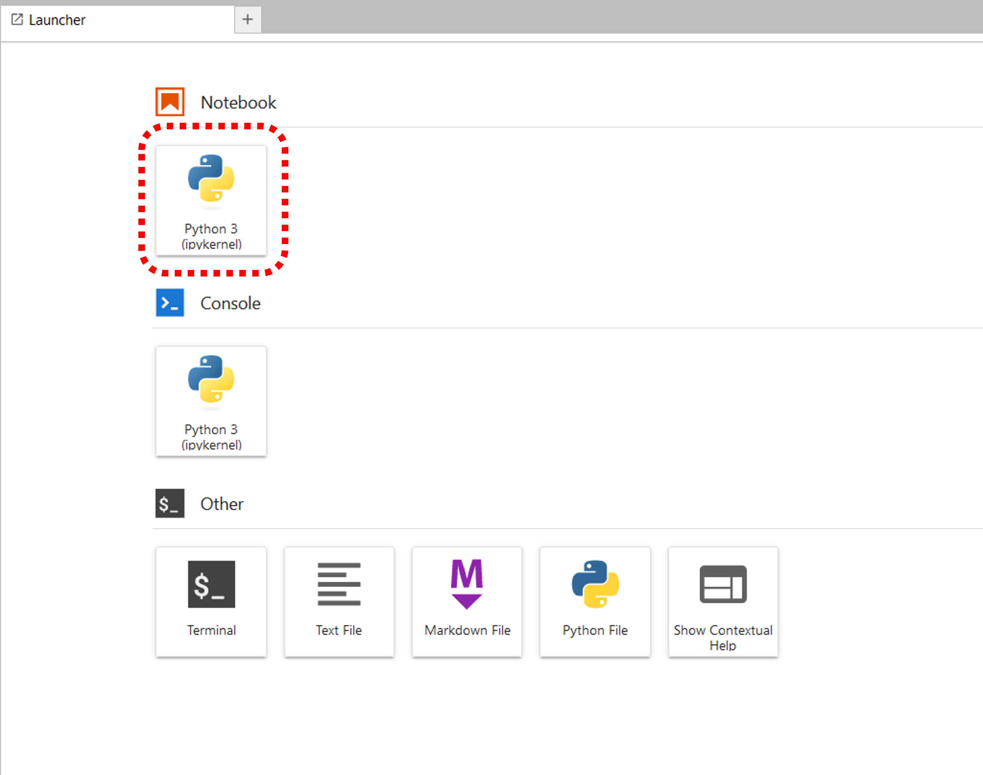 jupyter - kernel python